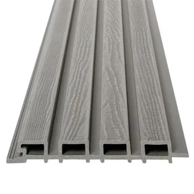 Revestimiento de fachada compuesto light grey 300×20×2,6 cm