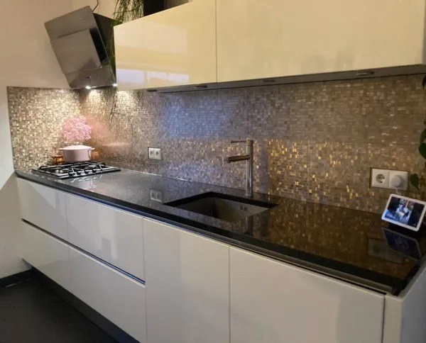 Ejemplo de mosaicos pared autoadhesivos