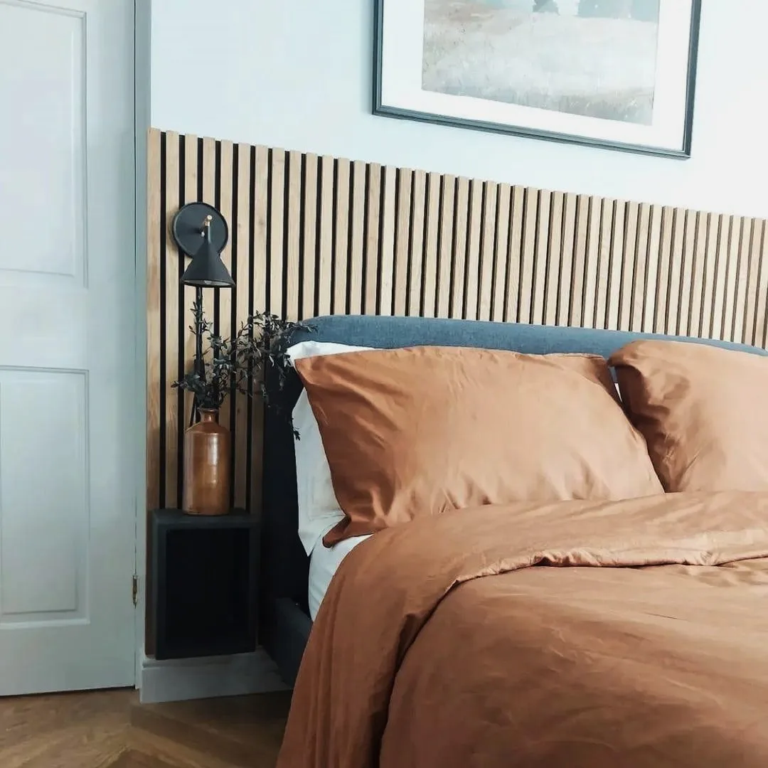 Ejemplo de paneles 3d madera hdf acústicos