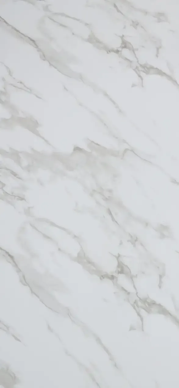 Panel SPC de pared de losa de mármol Carrara Apolo Matt White 260x120x0,35cm