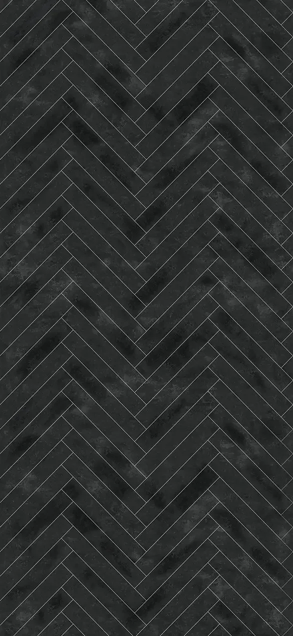 Panel SPC de pared de losa de mármol espiga antracita 260x120x0,35cm, imagen 2