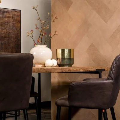 Revestimiento autoadhesivo de cuero Salisbury beige arena 1,08m²